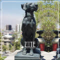 Modern Decoration large bronze famous dogs statue sculpture